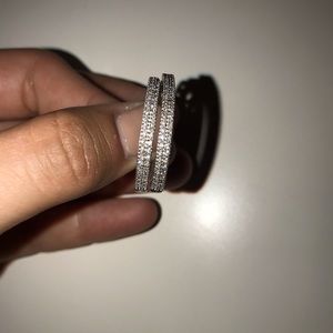 Macy’s Diamond Hoop Earrings 1/4 ct